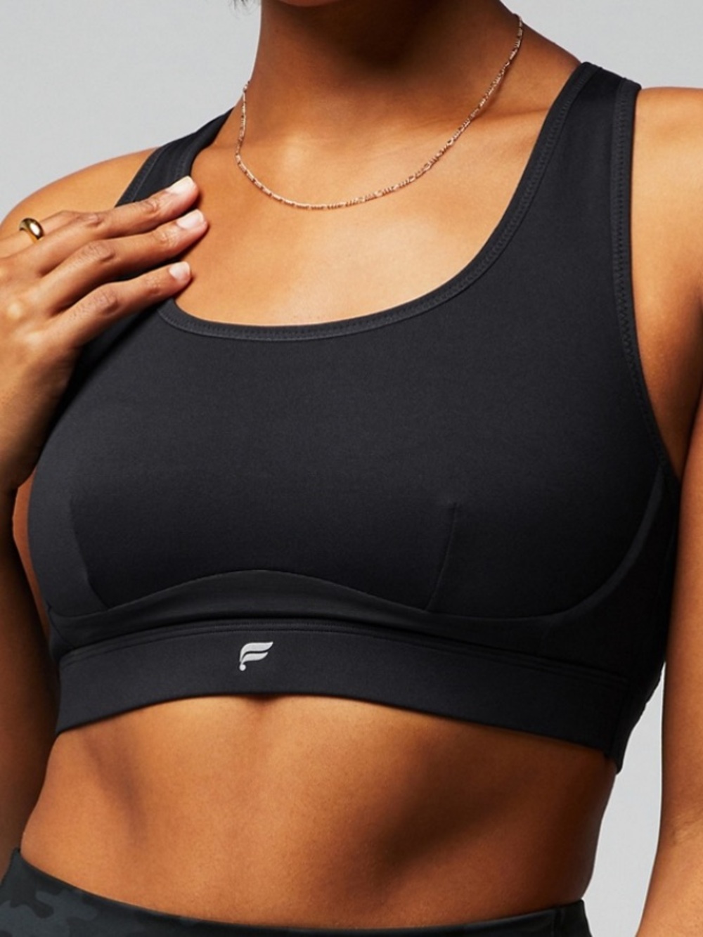 Fabletics Black High-Support Sports Bra